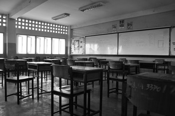 classroom in school