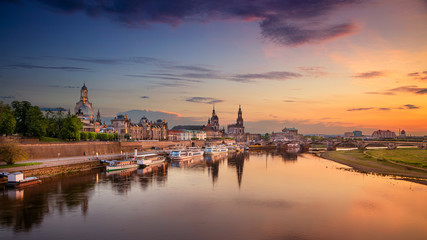 Dresden Germany Panoramic Cityscape