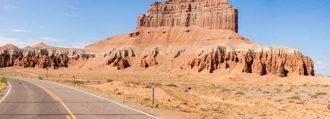 landscape on the Goblin state park in the united states of america