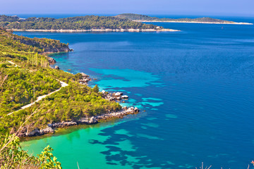 Dubrovnik archipelago coastline view near Cavtat