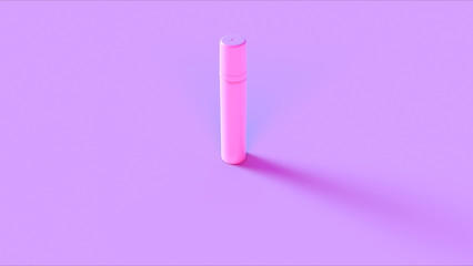 Pink Shaving Foam Can 3d illustration 3d rendering