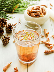 Pine cone tea