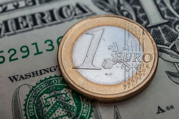 Porträt auf der 1 US Dollar Banknote 