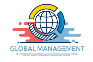 GLOBAL MANAGEMENT ICON CONCEPT