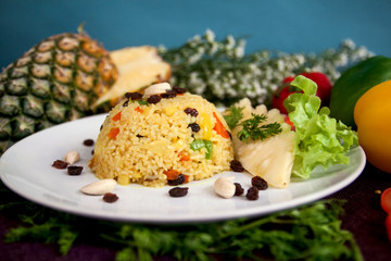 pineapple fried rice ,Thai food