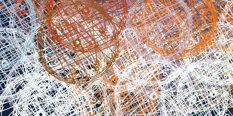 Artistic sketch backdrop material. Abstract geometric pattern. Chaos and random. Modern art drawing painting. 2d illustration. Digital texture wallpaper. 