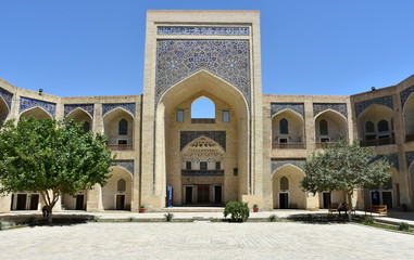 Fototapeta na wymiar Courtyard of Kalon Mosque, Bukhara, Uzbekistan.