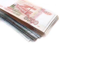 Five thousand Russian banknotes