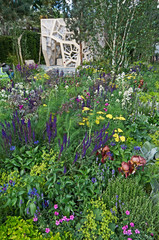 The Eureka Garden showing the significance of plants and flowers in science and society © Garden Guru