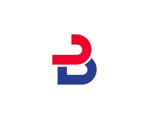 B letter logo business template vector