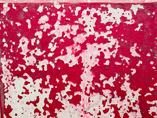 Red grunge texture background, Wall that peels.
