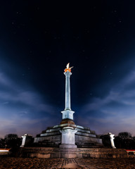 monument at night