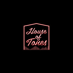 home logo that formed tone symbol, Home Music logo with Tone and Window design inspiration.