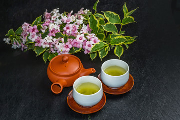 緑茶　Japanese green tea set