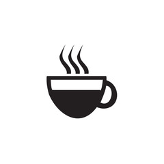 Coffee icon logo design vector template