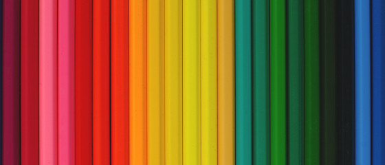 color pencils. colorful gradient as a spectrum background picture