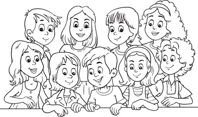 Back to school, education concept. Kids