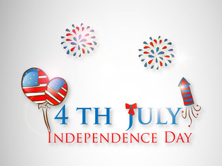 Obraz premium 4th of July, American Independence Day Background.