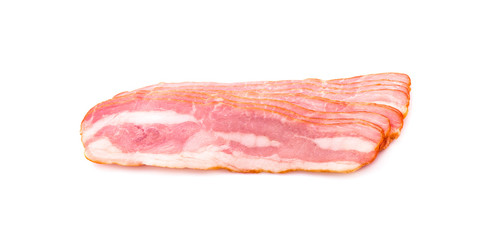 bacon an isolated on white background
