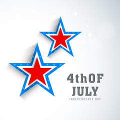 4th of July, American Independence Day Background.