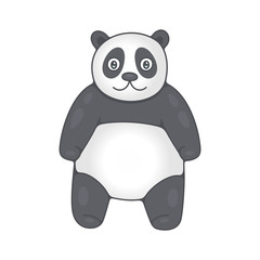 Panda. isolated on white background