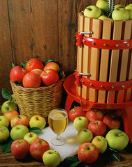 Cider preparation.