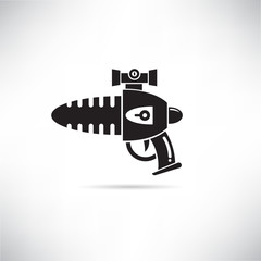 futuristic gun icon