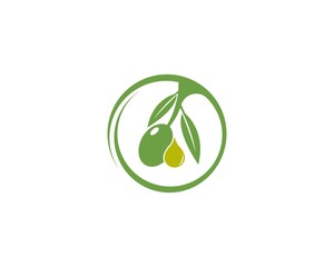 Olive oil icon vector illustation design template