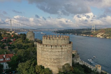 Naklejka premium Rumeli Hisarı which is of great importance for Istanbul