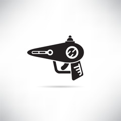 futuristic gun icon