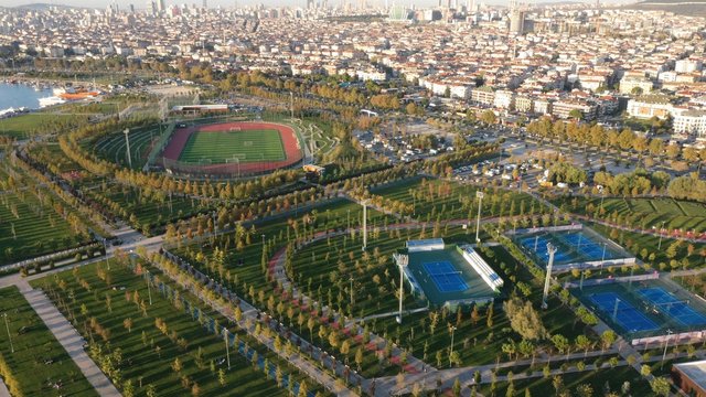 Istanbul's largest beach park. Maltepe/İstanbul