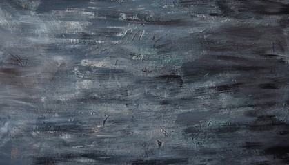 Grunge Black Painted Wood Background with rude strokes