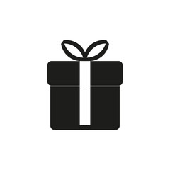 Gift icon. Simple vector image