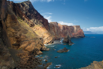 Fototapeta na wymiar Landscape of Ponta de Sao Lorenco in Madeira island