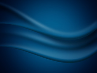 Abstract Smooth Blue Wave background