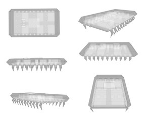 3d vector chip set for computer