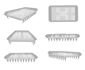 3d vector chip set for computer