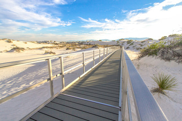 Desert Hiking On Handicapped Accessible Trail