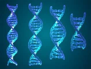 vector set abstract element. scientific research and treatment of diseases. DNA