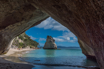Cathedral Cove, Coromandel Peninsula, North Island, New Zealand.