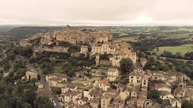 Cordes Sur Ciel is a commune in the Tarn department in France. Build in the XIII century it is nowadays a popular tourist destination