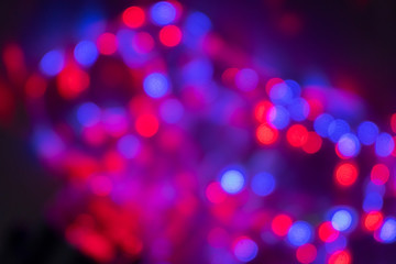 Bokeh lights on the background