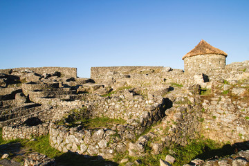 Castro de Santa Trega archaeological site in Galicia, Spain