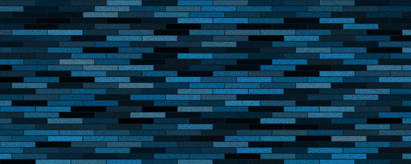 Dark blue brickwall texture background