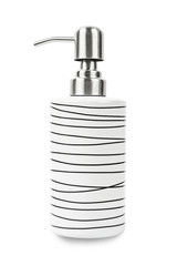 Obraz premium ceramic pump bottle for liquid soap or shampoo.