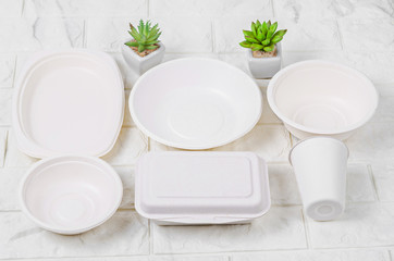 Eco-friendly biodegradable paper.