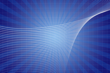 Fototapeta premium abstract, blue, design, technology, illustration, wave, wallpaper, curve, light, lines, graphic, digital, pattern, texture, line, motion, backdrop, art, computer, futuristic, business, grid, color