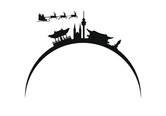 Fototapeta premium city skyline of daegu in south korea