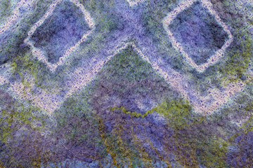 art color felt background texture, wool handmade textile