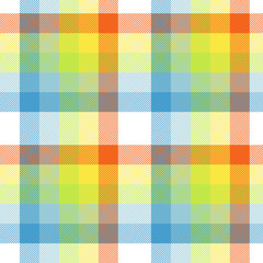 Colorful tartan plaid pattern. Flannel textile pattern / seamless background.